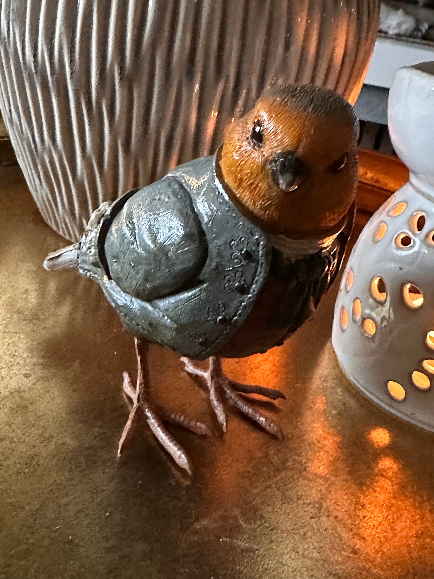 Resin Robin in a Suit