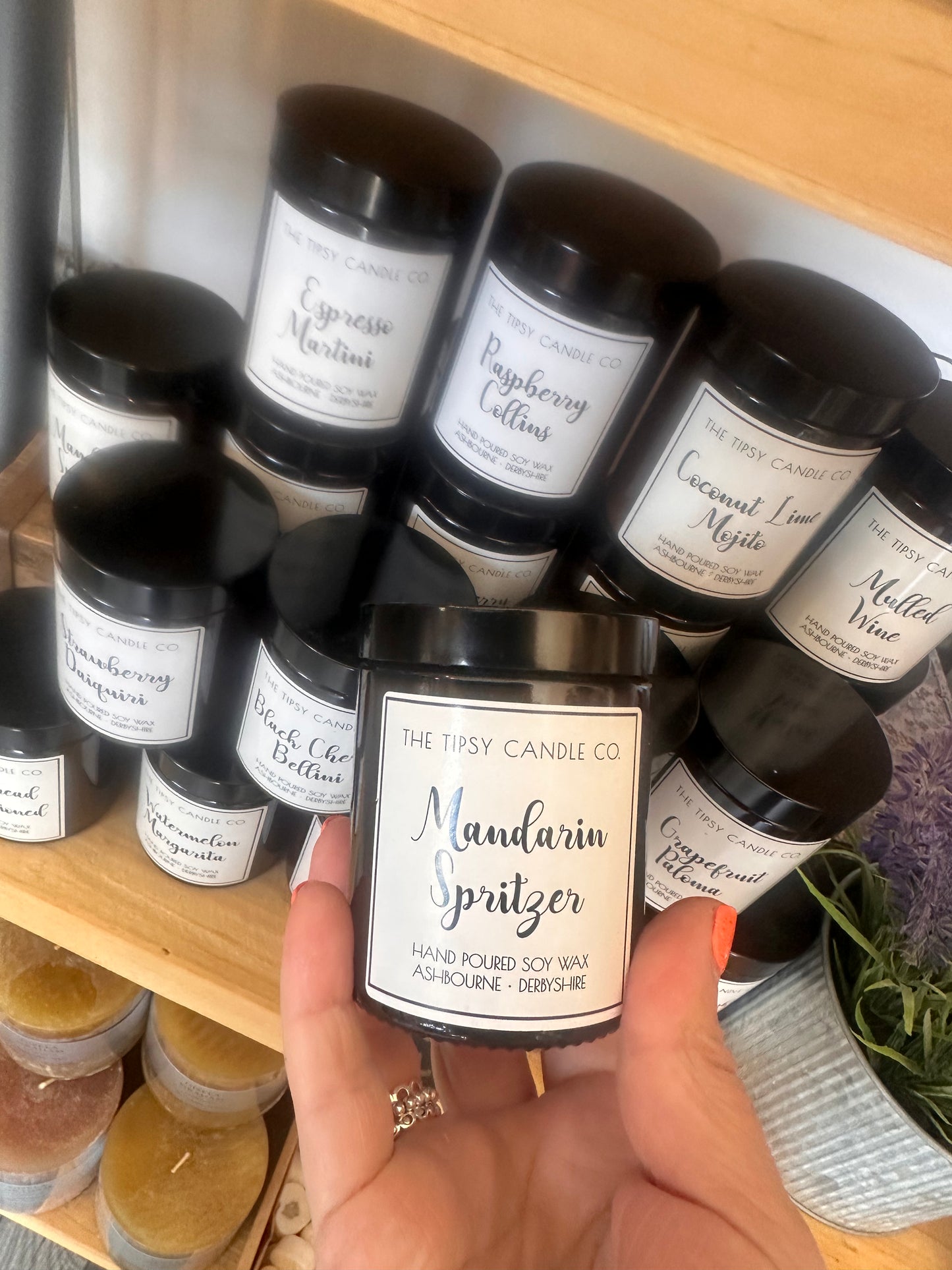 Tipsy Candle Cocktail Style ~ 35hrs Burn Time Mojito Strawberry Daiquiri 14 to Choose from