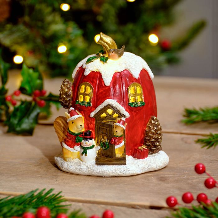 Festive Woodland Led House