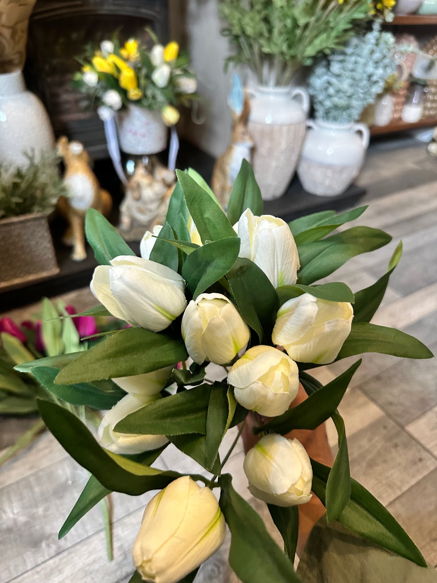 Faux Silk Tulip Bunch | Choice of Colours