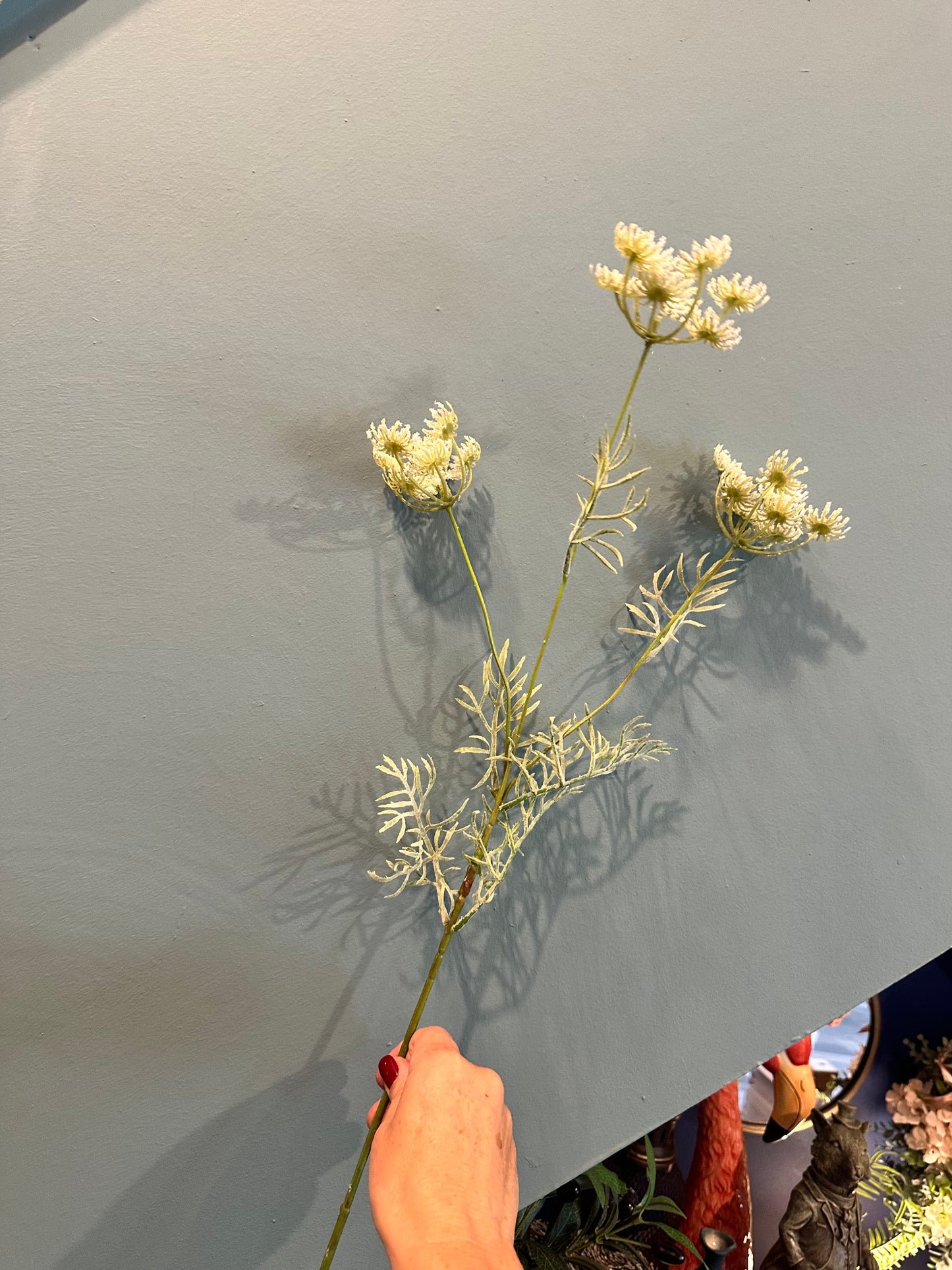 Faux Queen Anne’s Lace Spray