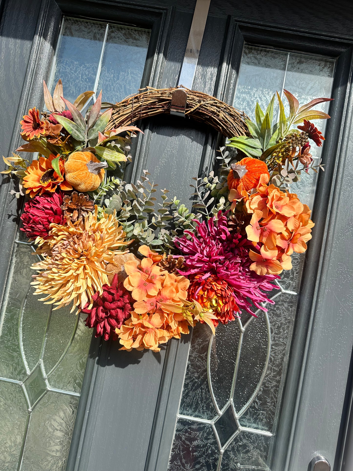 Autumnal Wreath 35cm Base