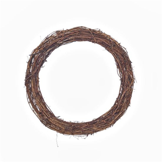 30cm Grapevine Ring Natural