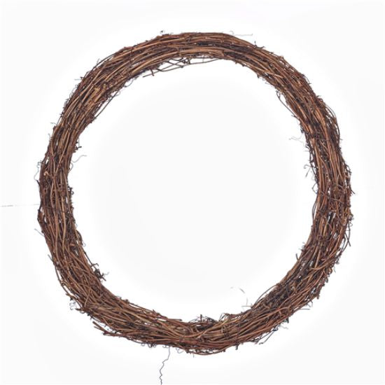 35cm Grapevine Ring Natural
