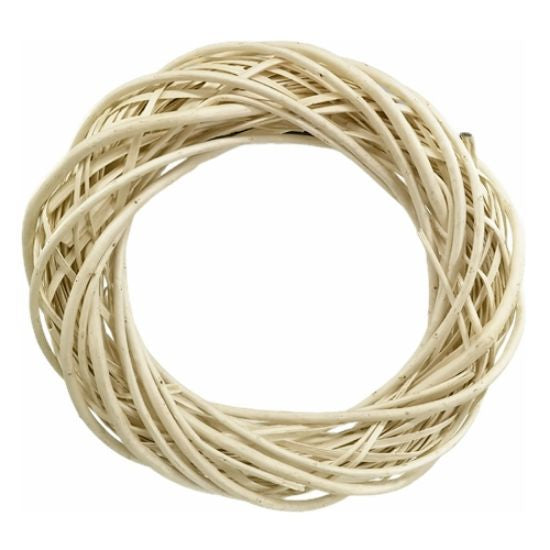 25cm - (10 inch) Wicker Ring Natural