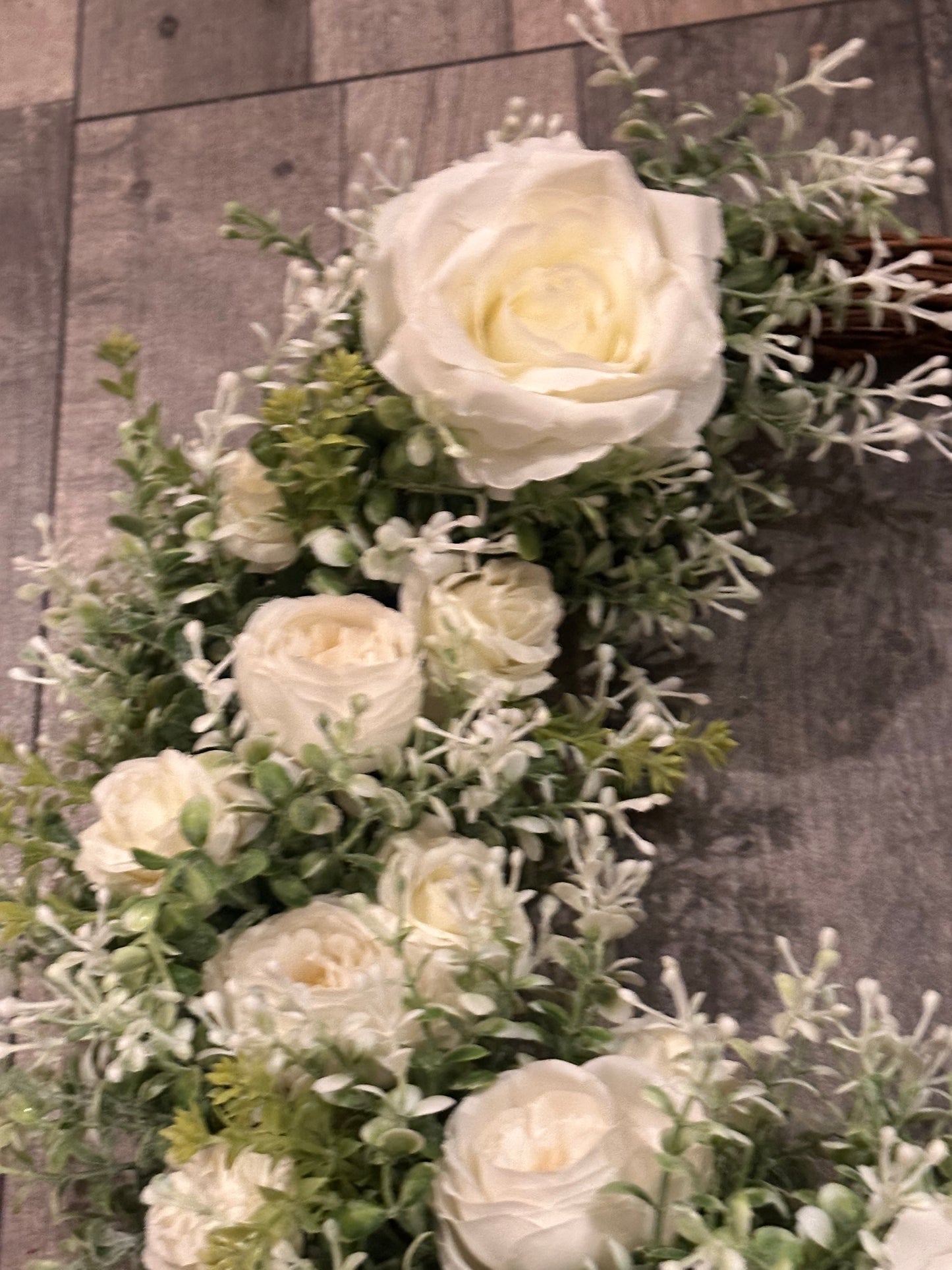 Rose Grapevine Wreath ~ 35cm Base