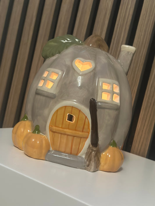 Pumpkin Shaped Tealight House