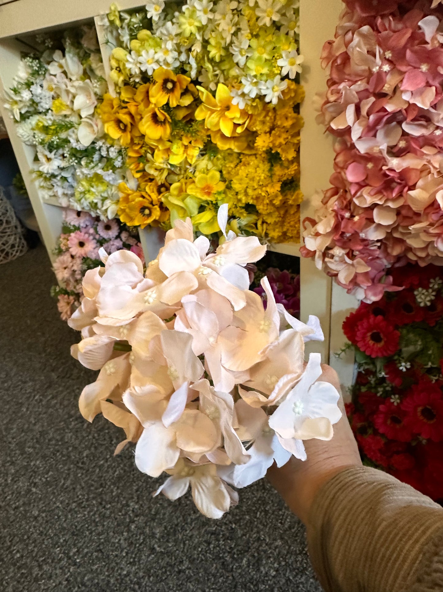 Hydrangea Stems Choice Of Five Colours