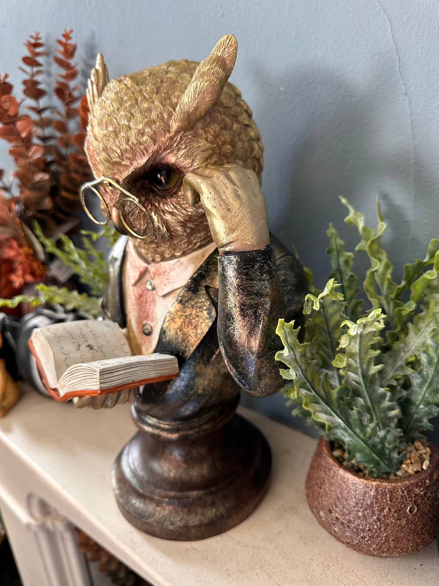 Decorative Owl Bust
