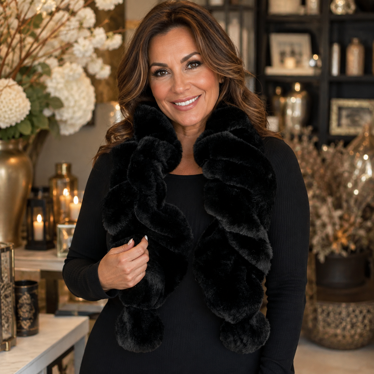 Faux Fur Scarf