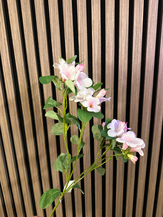Pink Cream Bell Flower Stem