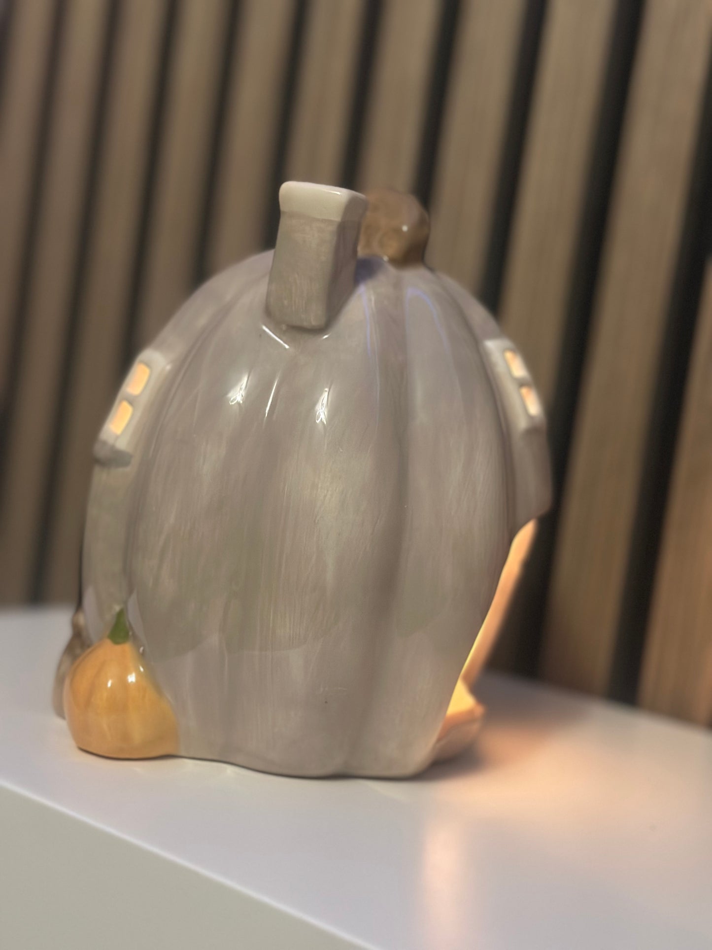 Pumpkin Shaped Tealight House