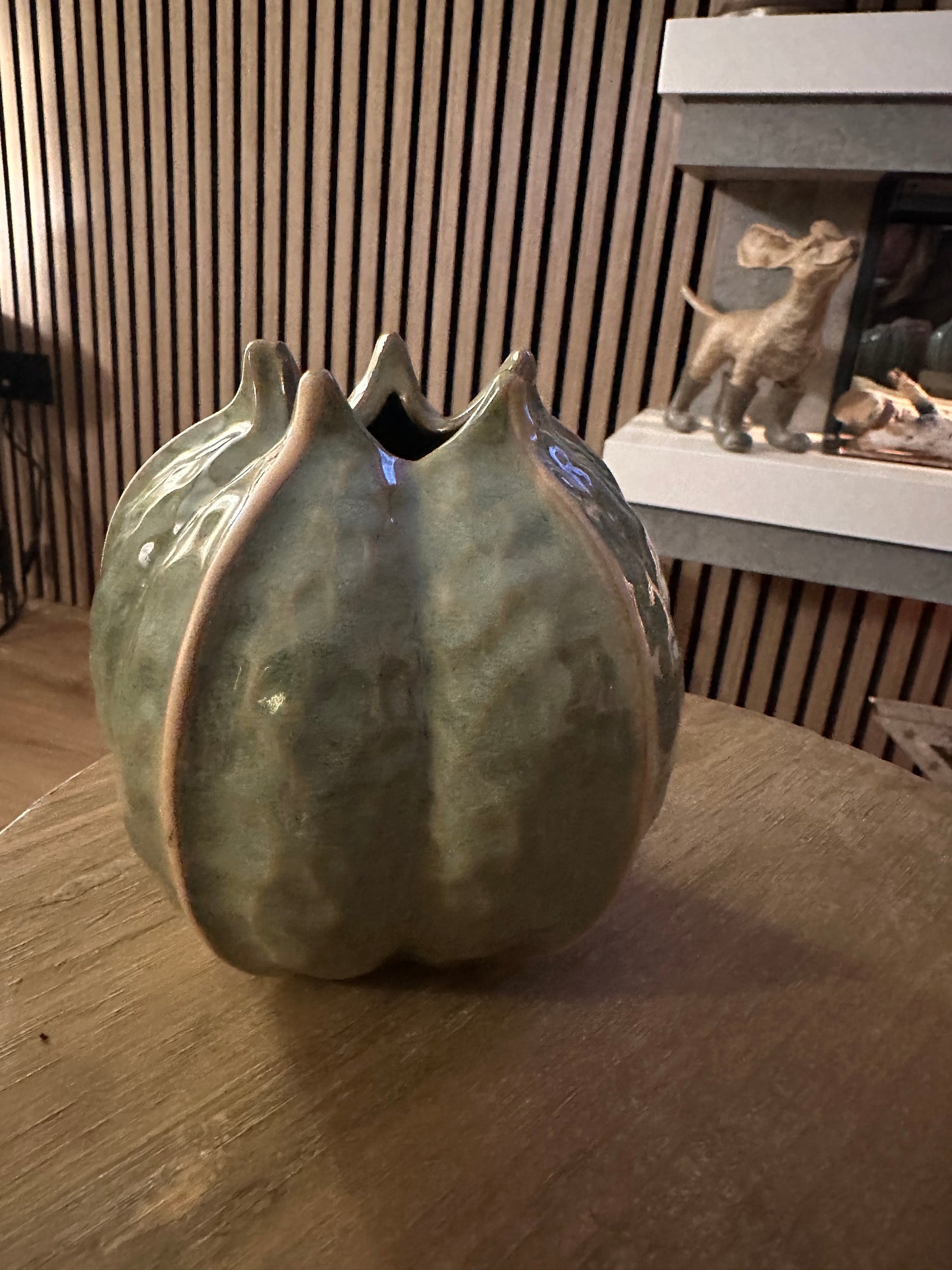 Stonewear Green Pod Vase | Choice of Two Sizes