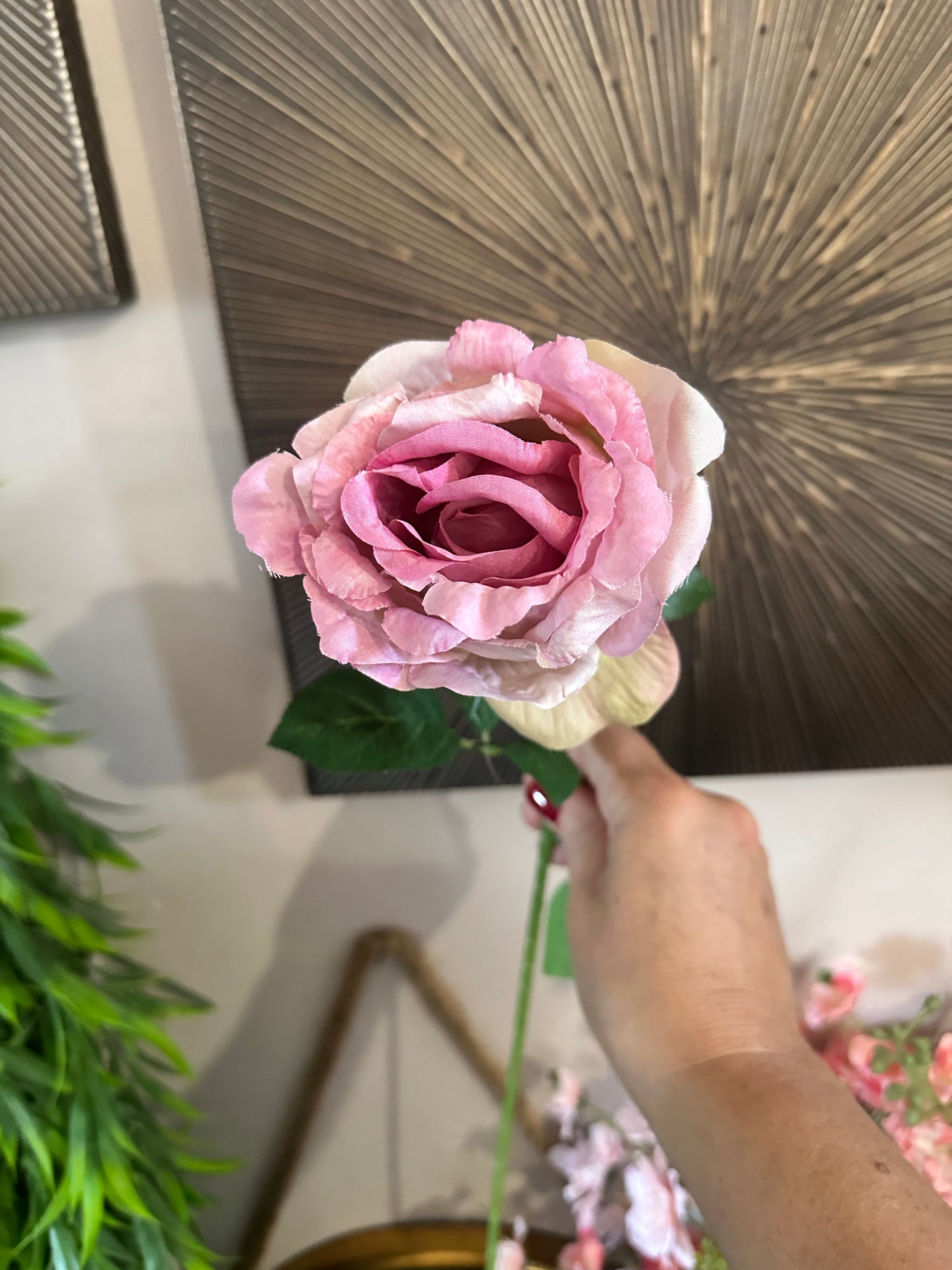 Ruffled Mabel Rose Choice of two Colours