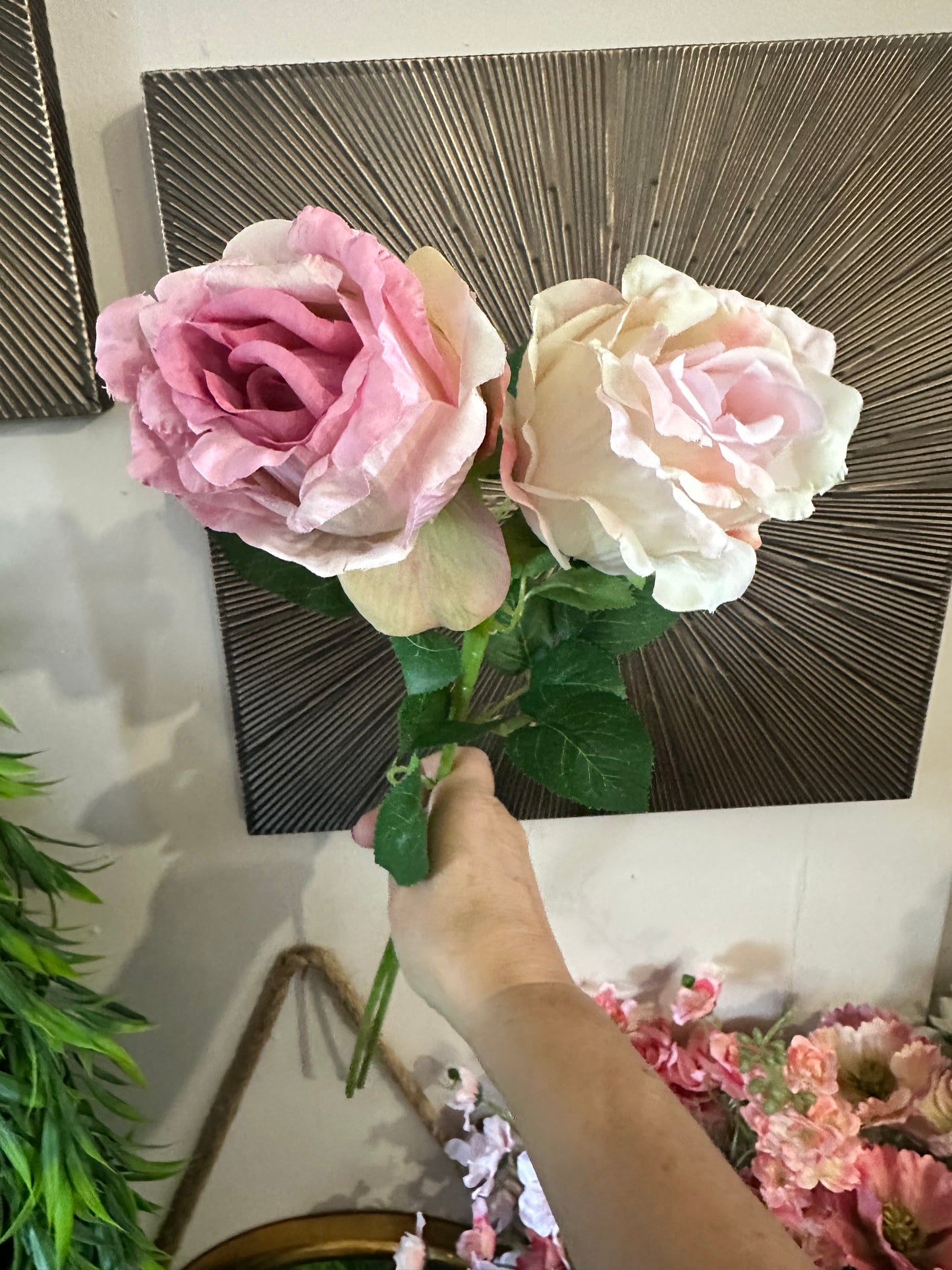 Ruffled Mabel Rose Choice of two Colours