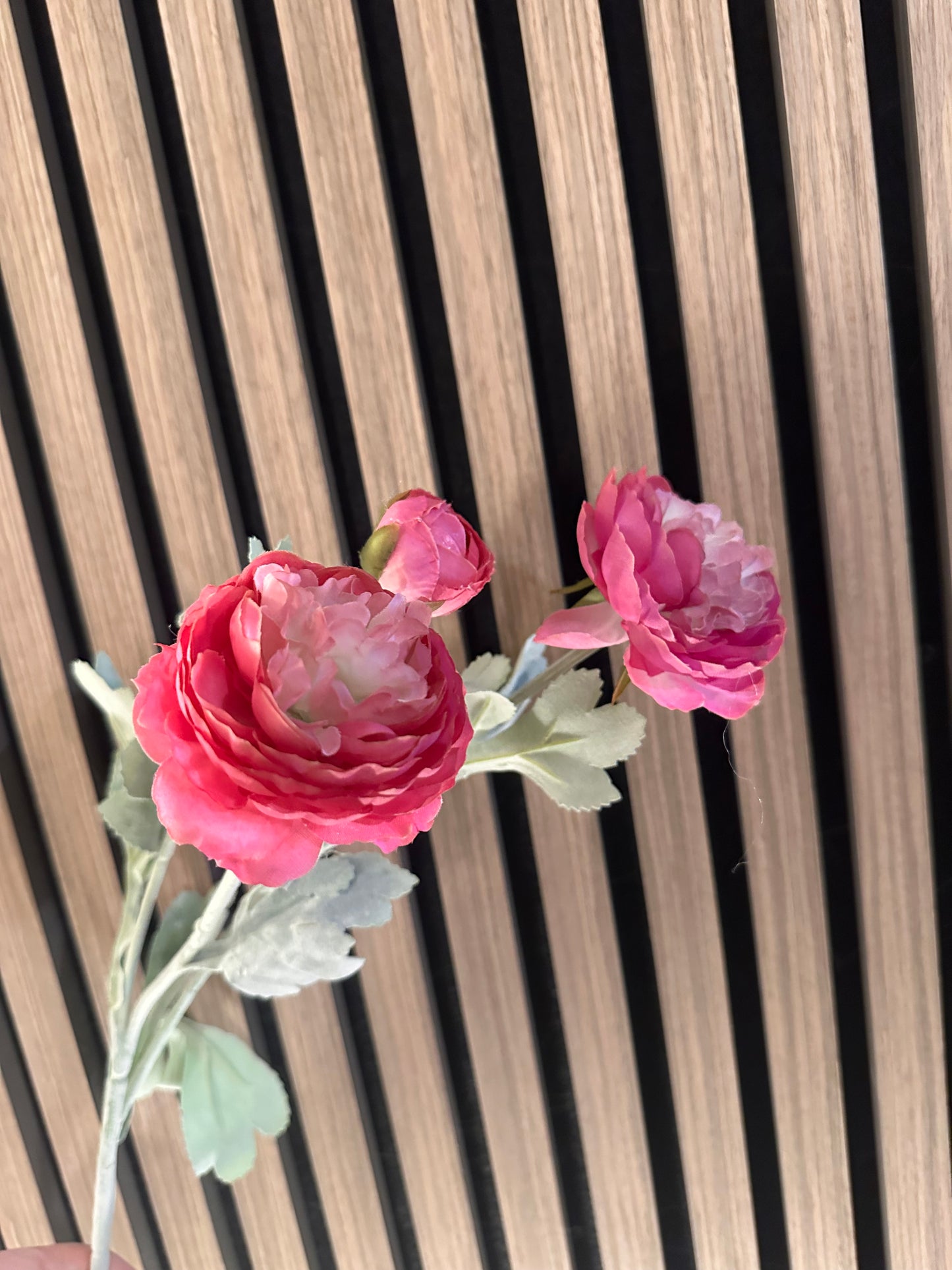 Faux Ranunculus Spray | Choice of Four Colours