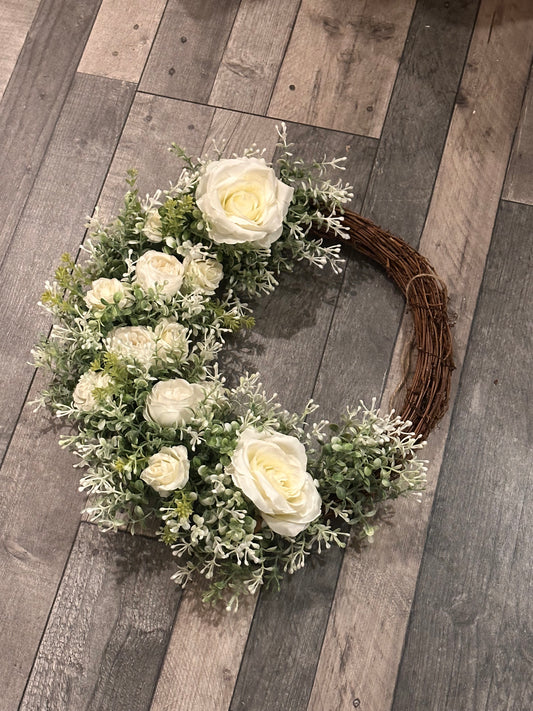 Rose Grapevine Wreath ~ 35cm Base