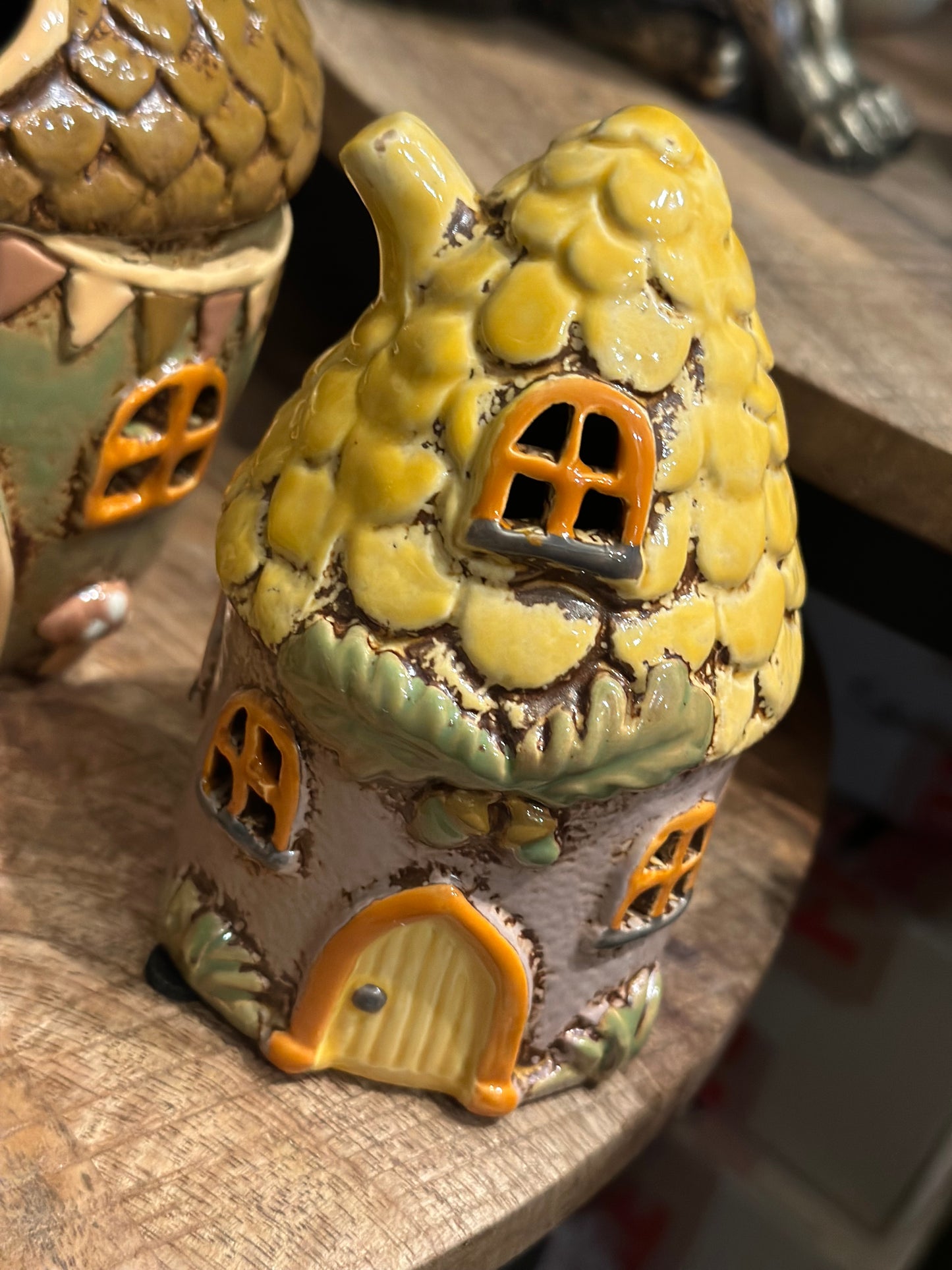 Stoneware Acorn Houses