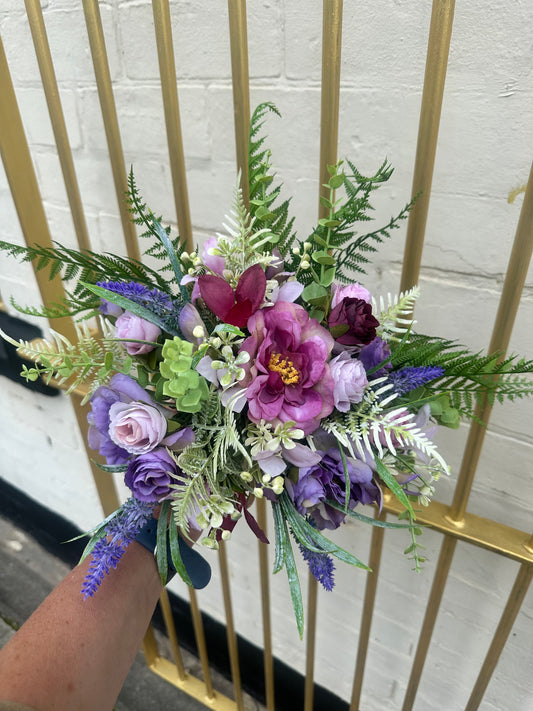 Purple Lavender  Memorial Pot