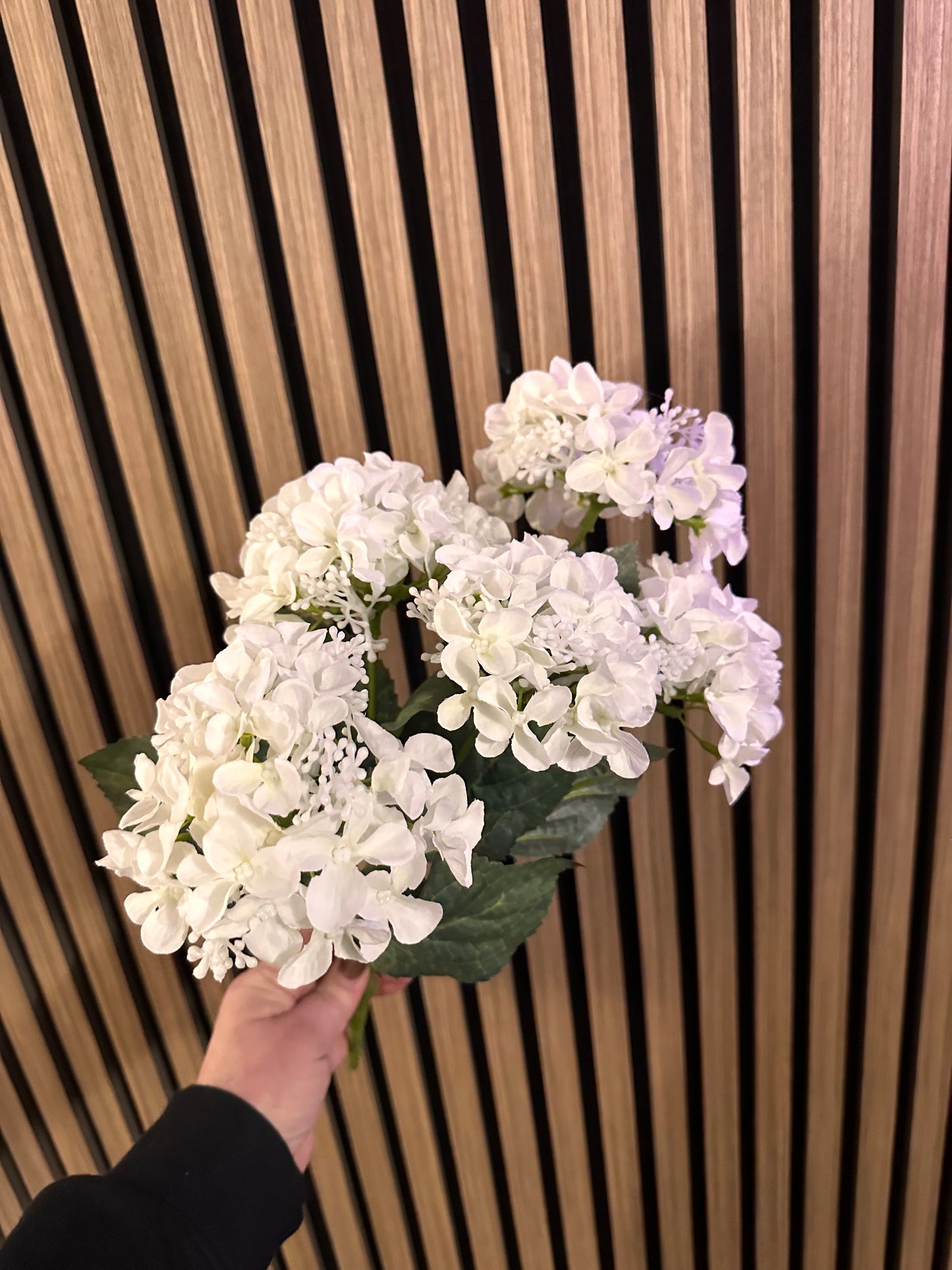 Silk Hydrangea Bunch - Choice of 3 Colours