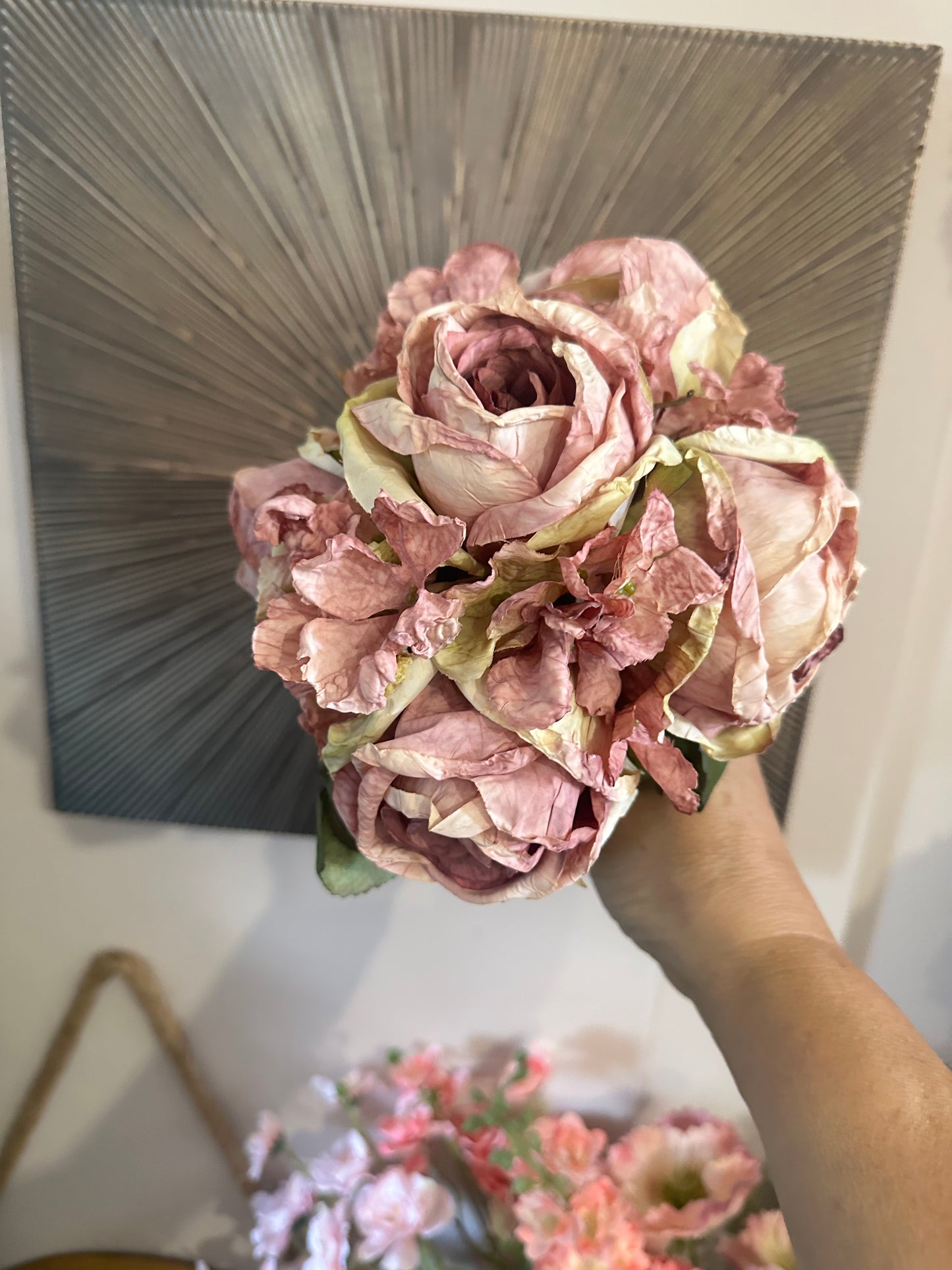Dried Touch Rose Handtie