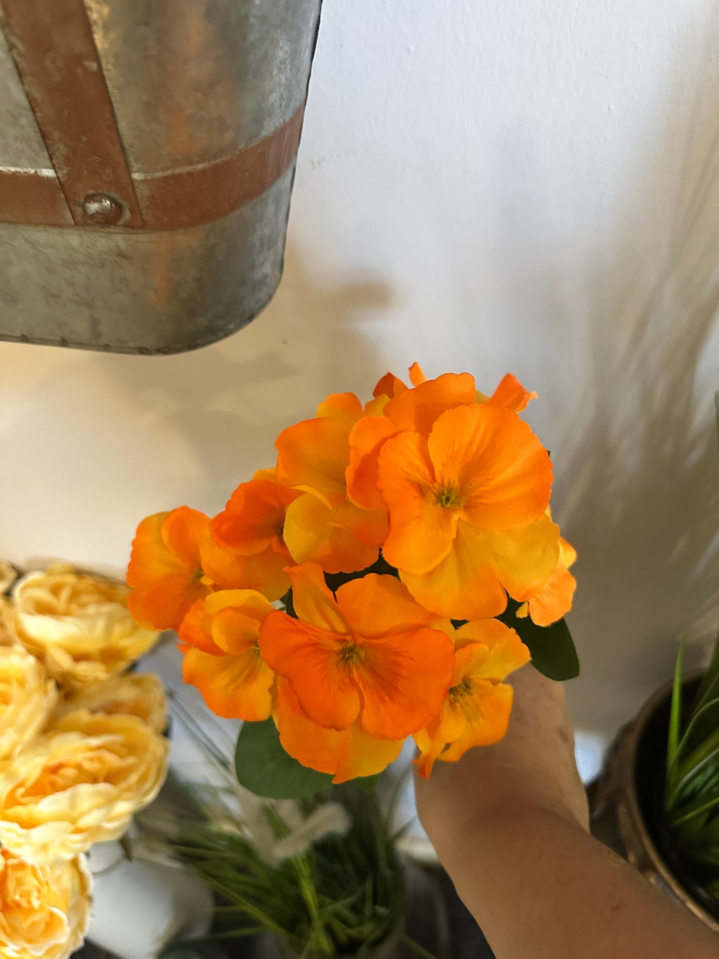 Faux Pansy Bunch | 8 Choices