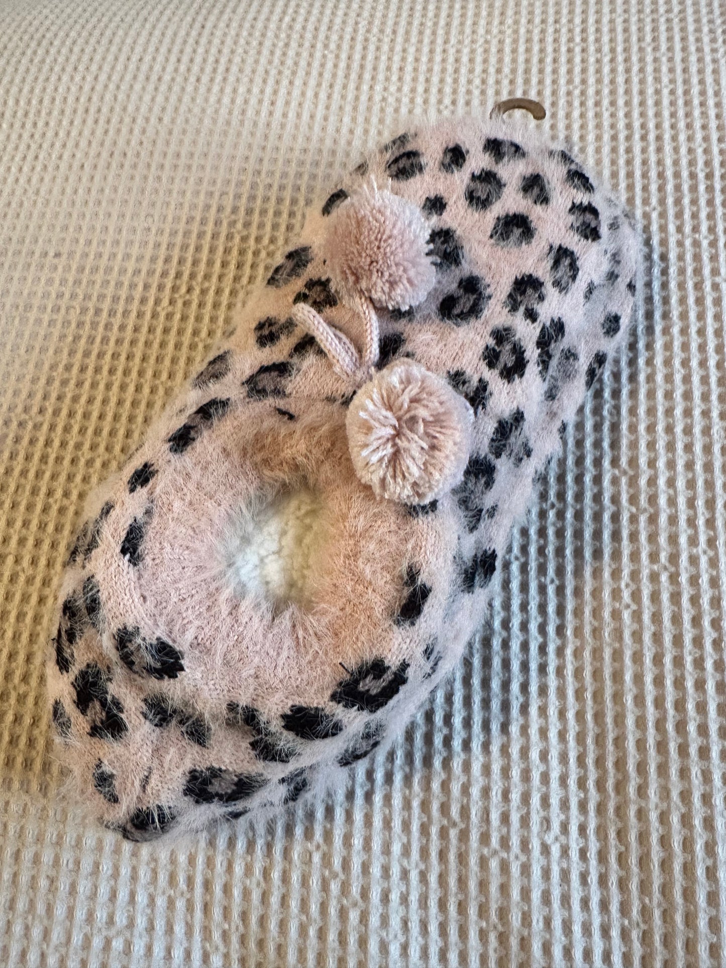 Pink Fluffy Leopard Print Ladies Accessories