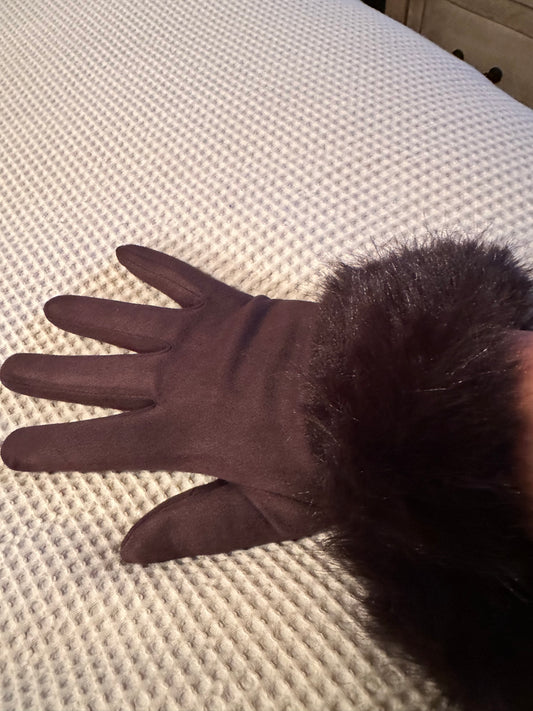 Faux Fur Gloves