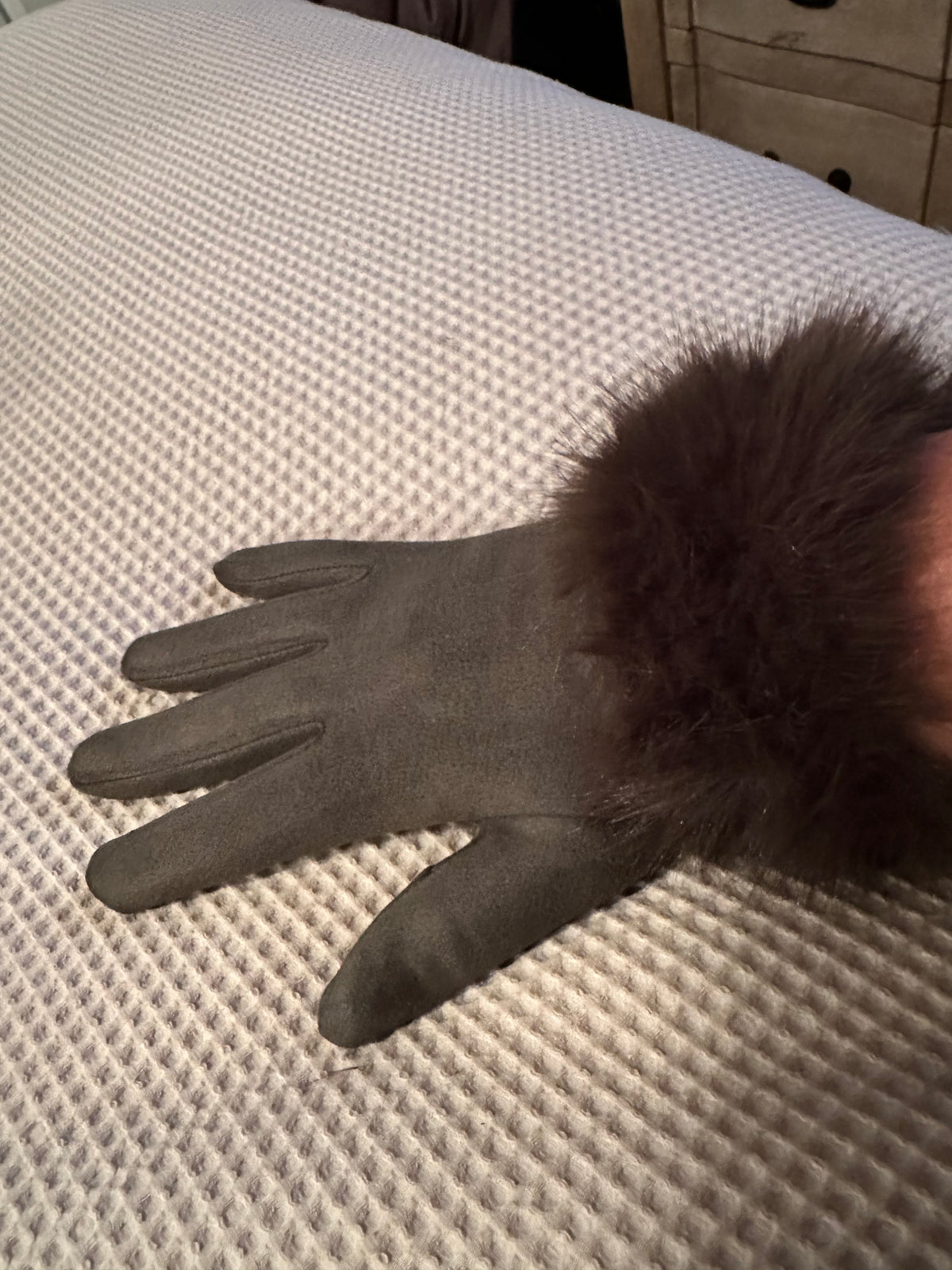 Faux Fur Gloves