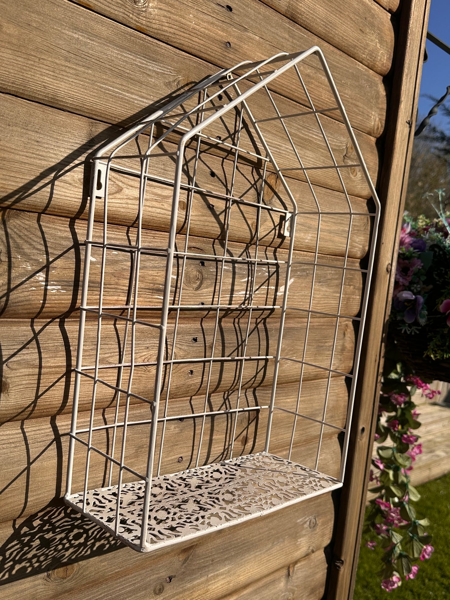 Set of Two Metal Wall Planters