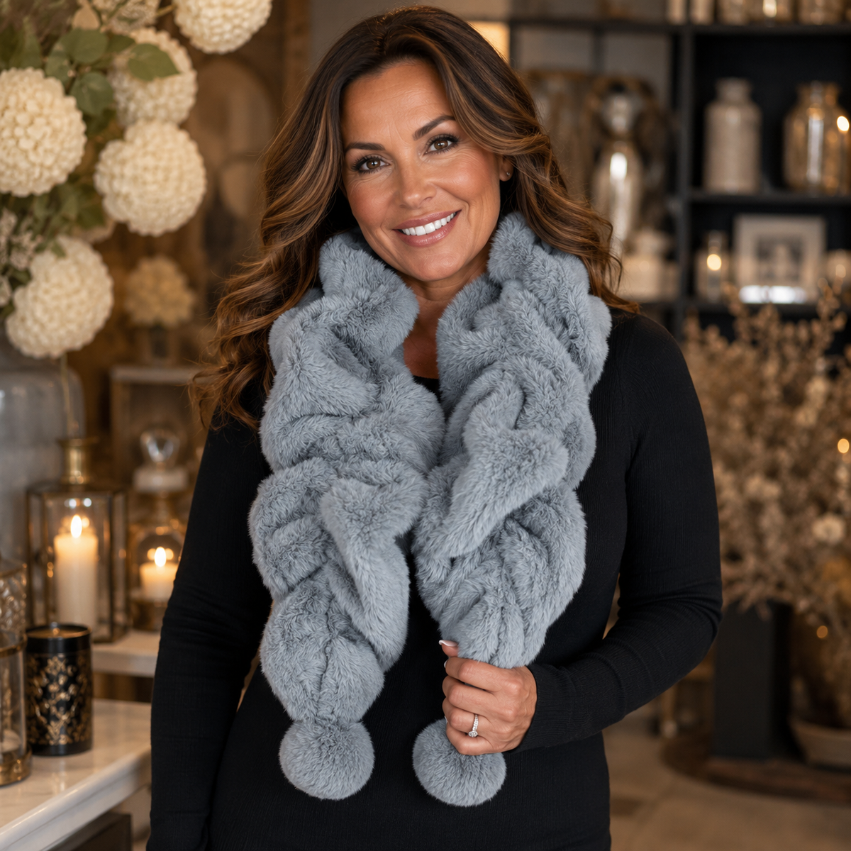 Faux Fur Scarf