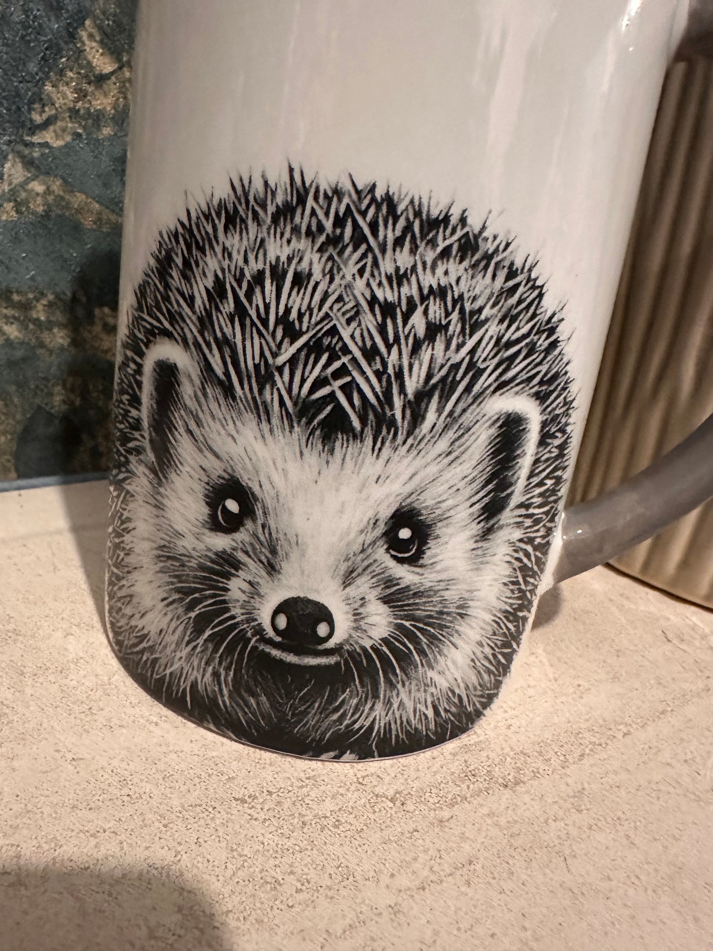 Hedgehog Design Jug | Flowers or Food Safe