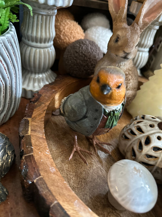 Resin Robin in a Suit