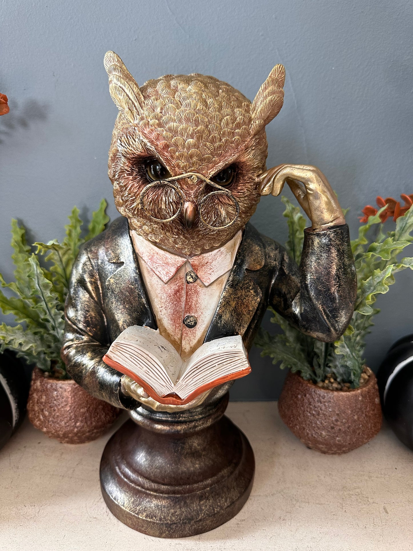 Decorative Owl Bust