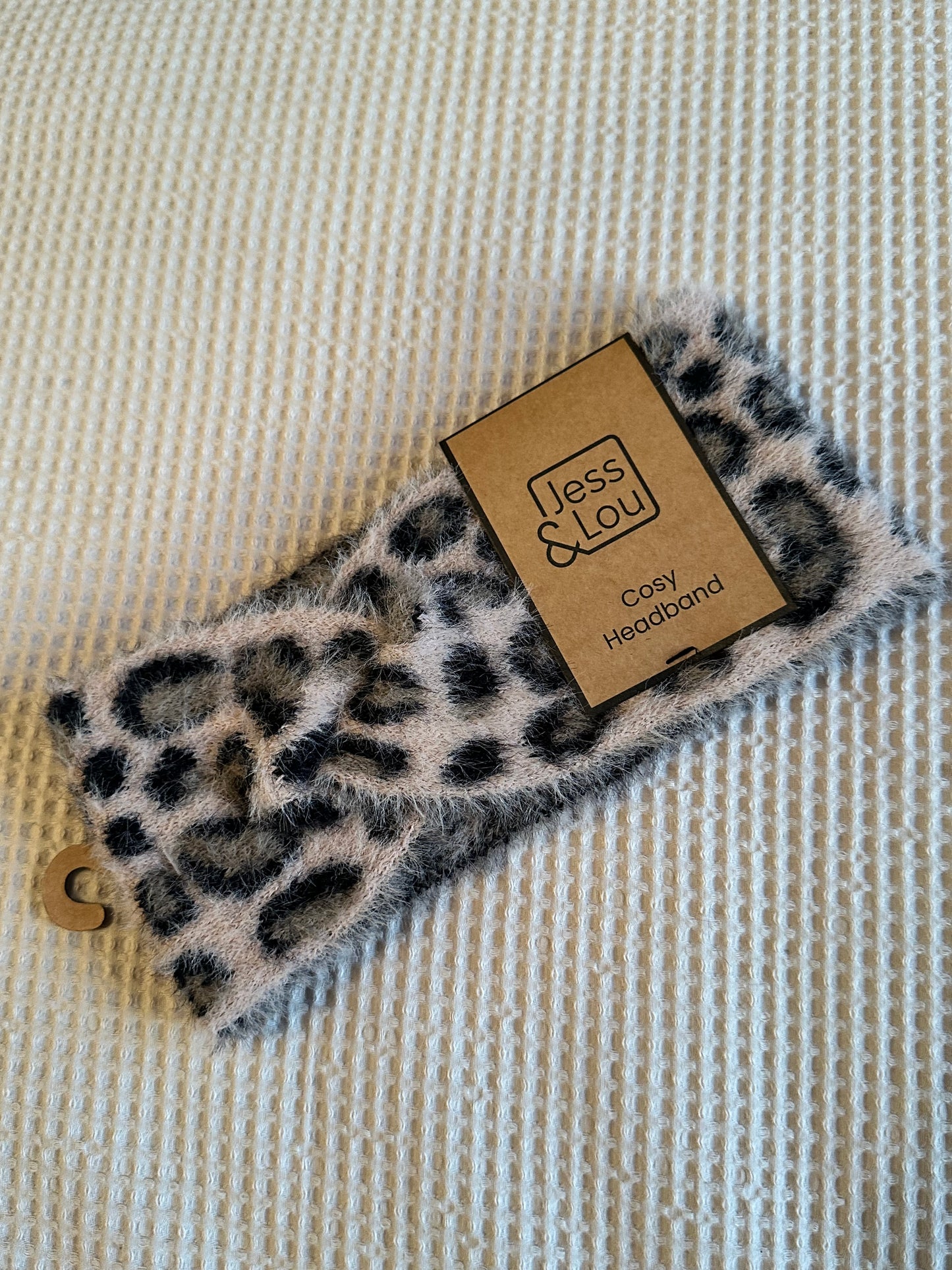 Pink Fluffy Leopard Print Ladies Accessories
