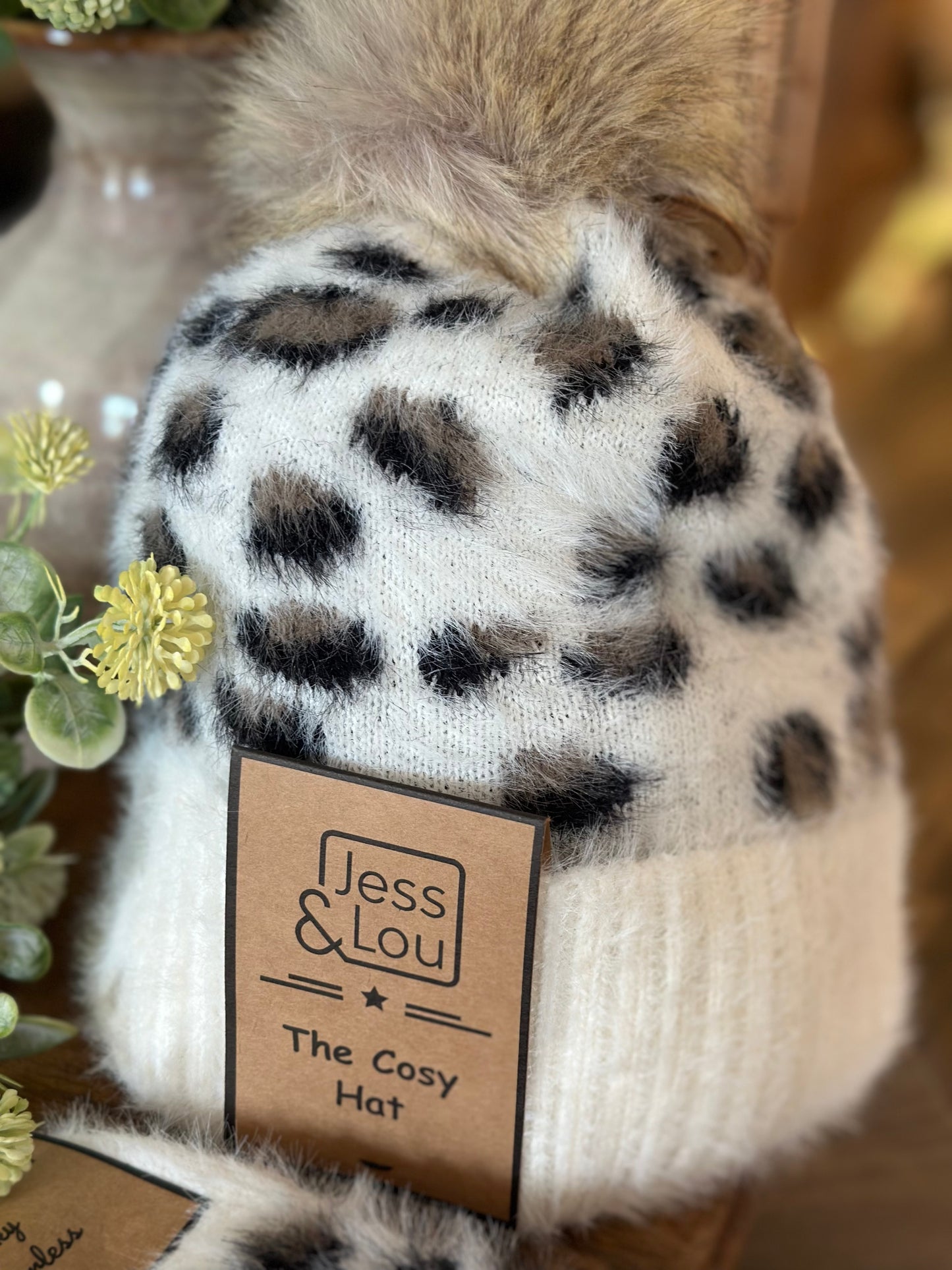 Super Soft  Fluffy Bobble Hat
