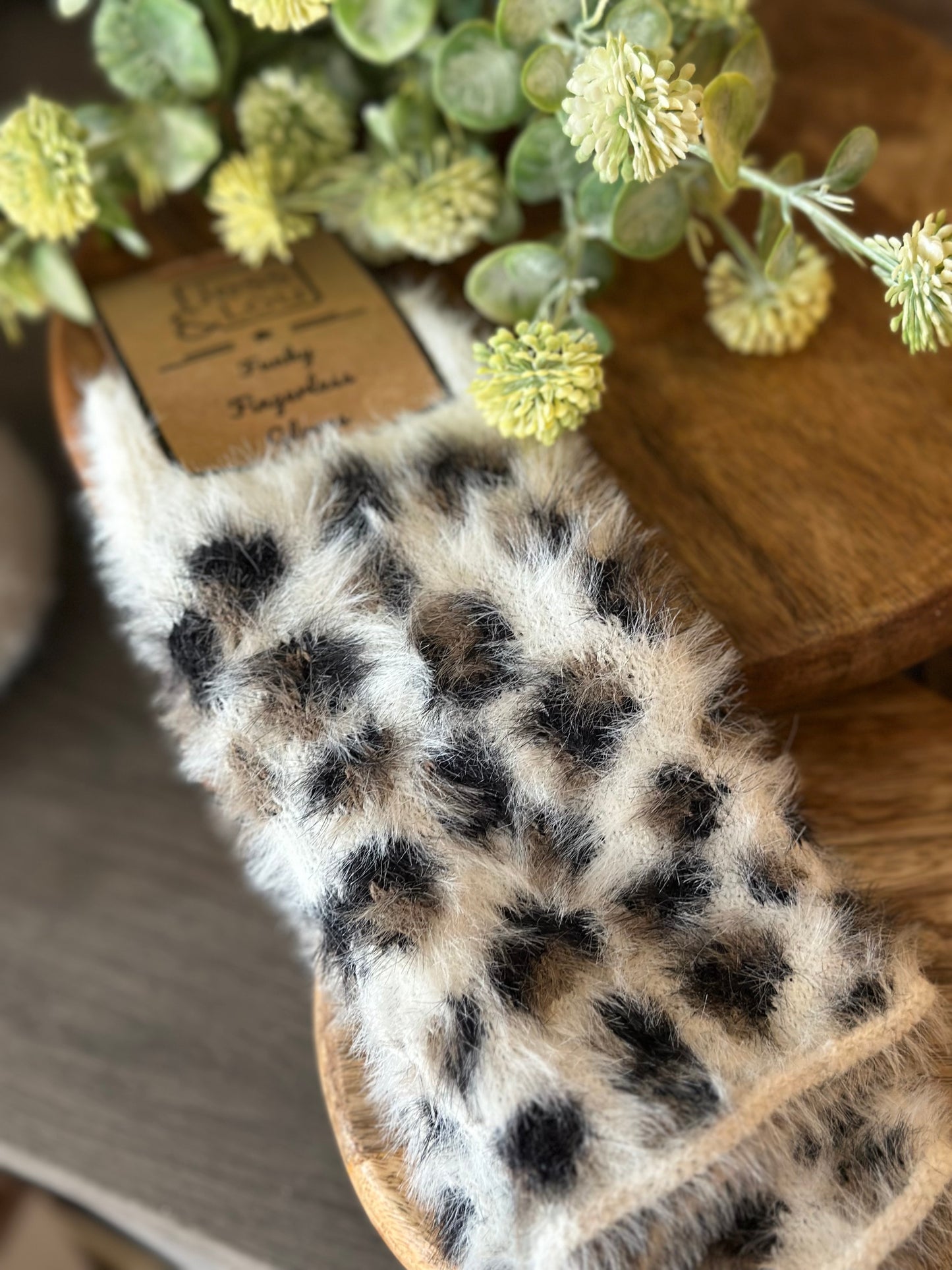 Leopard Fingerless Gloves