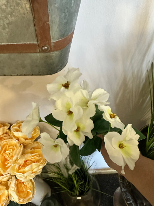 Faux Pansy Bunch | 8 Choices