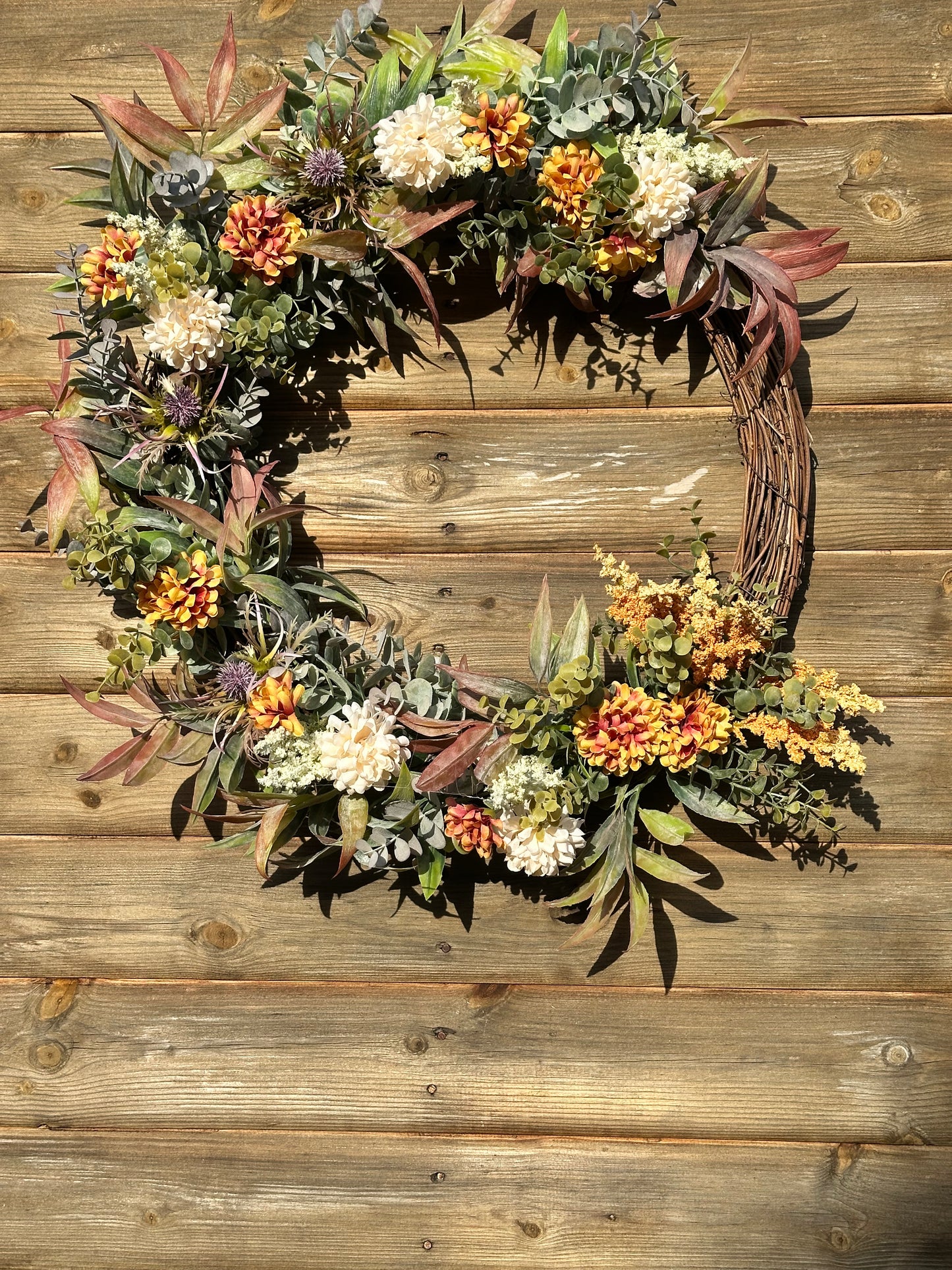 Grapevine Thistle Wreath