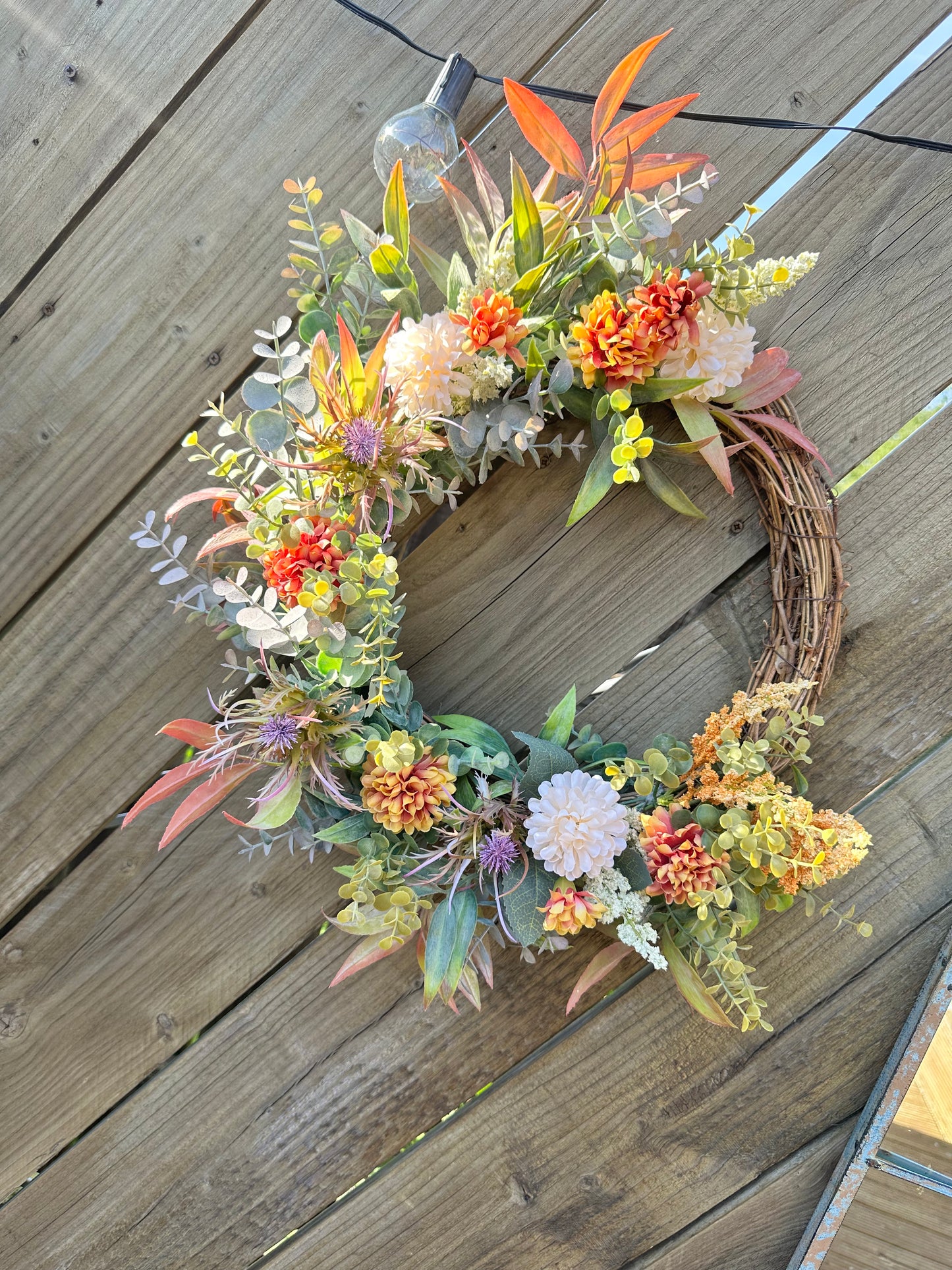 Grapevine Thistle Wreath