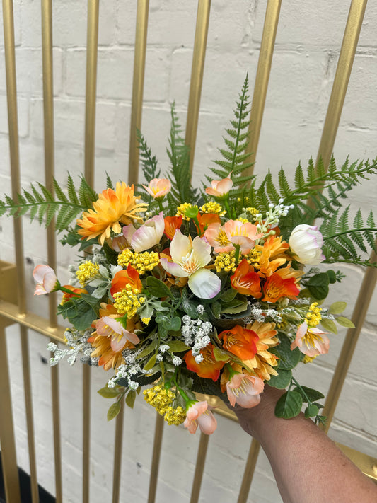 Yellow & Orange Memorial Pot