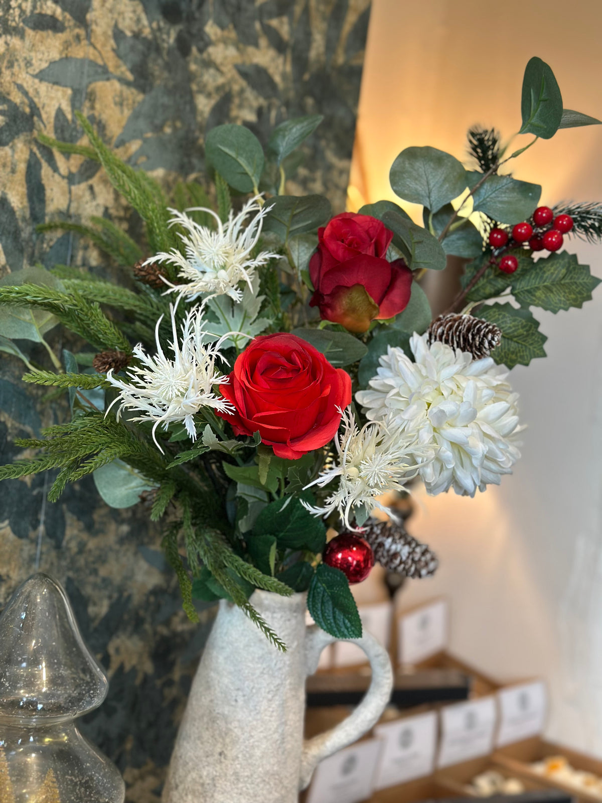 Faux Flower Arrangement