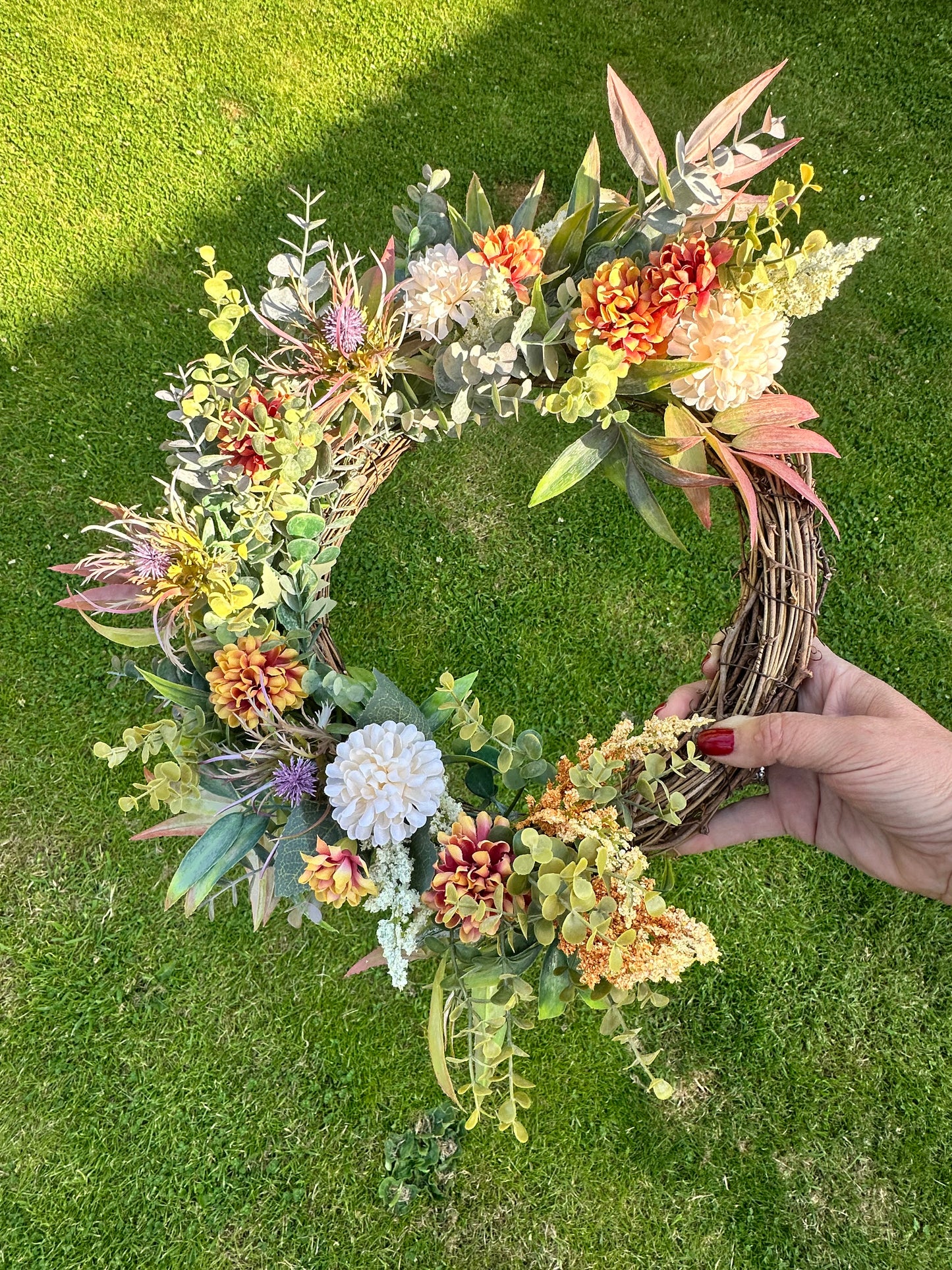 Grapevine Thistle Wreath