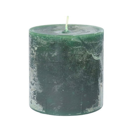 Green Pillar Candle 10cm