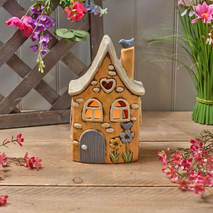 Garden Birds Ochre Stonewear House