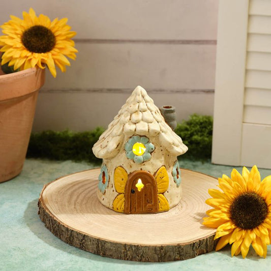 Stonewear Led House with Butterfly Door & Window
