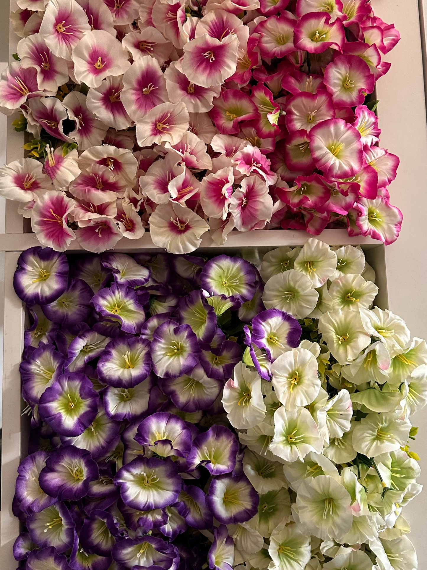 Morning Glory Bunch Faux Flower 32cm Variety of Colours
