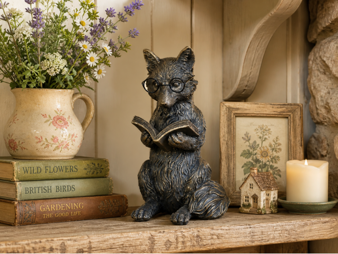 Reading Fox Decor