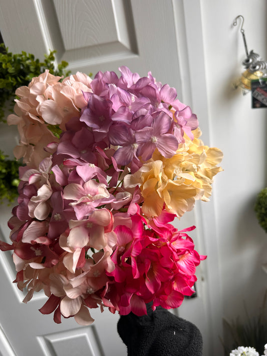 Hydrangea Stems Choice Of Five Colours