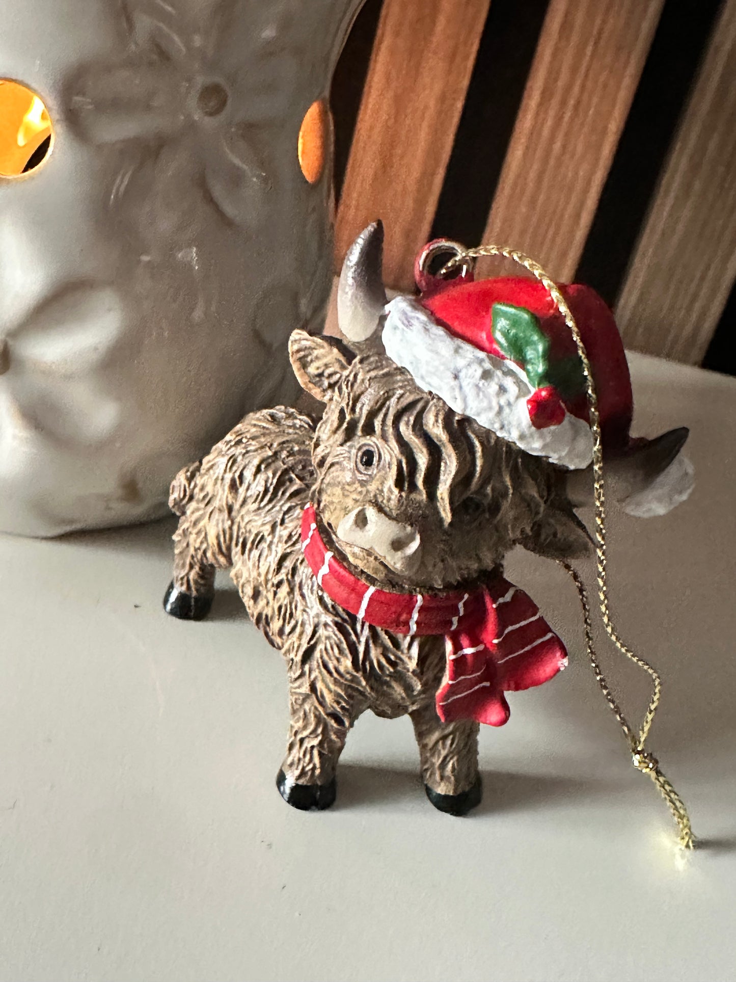 Christmas Highland Cow Tree Hangers Choice of Four